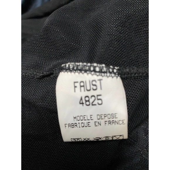 Faust Paris black poly mesh top S - Picture 5 of 6